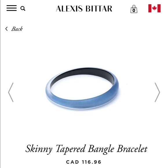 π¦ Alexis Bittar Skinny Tapered Bangle Bracelet - Picture 5 of 6